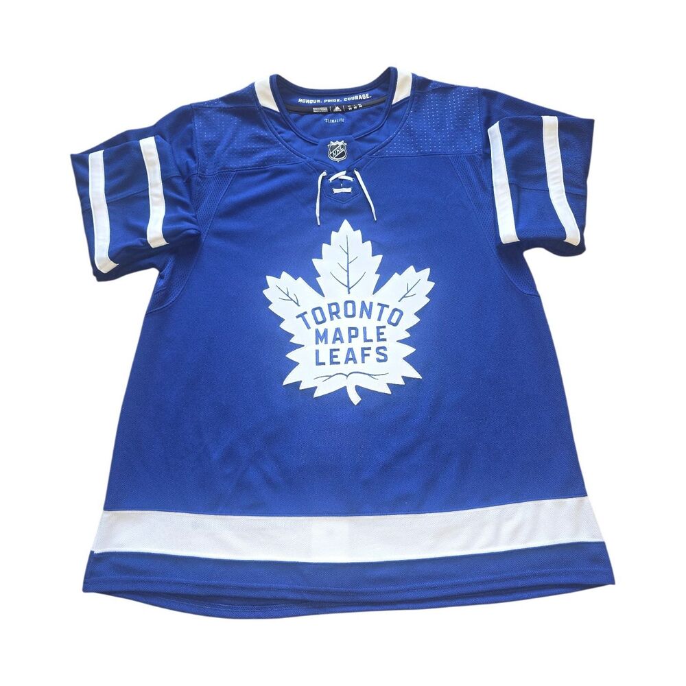 AUTHENTIC Adidas Toronto Maple Leafs Blue/White NHL Jersey